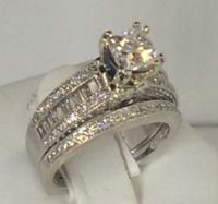 Princess & Baguette Wedding Set