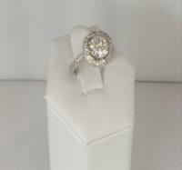 18K White Gold 2CTTW Diamond Ring