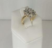 14K Yellow Gold 5/8 CTTW Diamond Ring