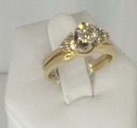 14 Yellow Gold 3/4 CTTW Diamond Ring