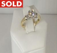 14K Yellow Gold 1 CTTW Diamond Ring